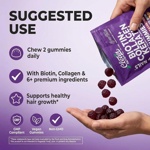 Gummies Horsetail 90 Count GrowVana Hair Growth for Women Biotin Collagen Keratin Saw Palmetto Astaxanthin Iron Zinc