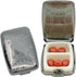 Set of 2 Etched Rectangular Pocket Purse Pill Box & Organizer with