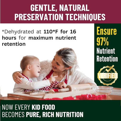 InviNutri Superfoods Powder for Sensory Special Needs and Picky Eaters, 30mg Sulforaphane Vitamin Supplement Trial Size