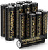 POWEROWL High-Capacity Alkaline AA AAA Batteries Combo Pack of 16 - Long Lasting with 10-Year Shelf Life