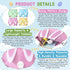 Yoojahow 24 Backpack Pcs Bunny Drawstring Bags Cute Rabbit Ear Reusable Candy Goodie Gift Bags for Bunny Birthday Party