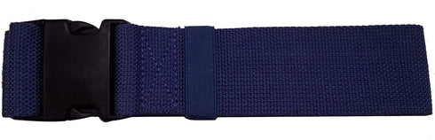 Gait Belt with Plastic Buckle by LiftAid - Transfer and Walking Aid, 60"L x 2"W, Navy Blue