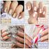 Maitys 168 Pcs Full Wrap Nail Stickers Polish Strips, Glitter Self Adhesive DIY Gel Nail Strips with Fingernail Files