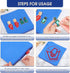 Sanwuta 8 Pcs Zippered Silver Storage Bags, Anti Tarnish Jewelry Protector Bags - Navy Blue, 5.9 x 5.9 Inch