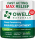 OWELL NATURALS Pain Relief Ointment - 14 oz All Natural Oil Based Formula for Joint & Muscle Discomfort