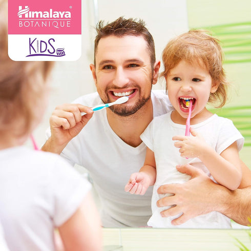 Himalaya Botanique Kids Toothpaste, Bubble Gum Flavor - Gentle Fluoride Free, Vegan, Gluten Free, 4 oz