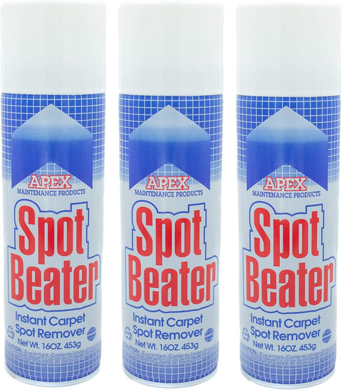 Spot Beater Instant Carpet Spot Remover, 16 Oz, Pack of 3 for Fresh, Old & Stubborn Stains