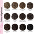 REECHO Space Bun Hair Pieces, 2 PCS Mini Claw Clip in Messy & Cat Ears Hair Bun Extensions, Medium Ash Brown