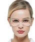 OCCI CHIARI 6.0 Clear Reading Glasses for Women, Stylish Readers in Transparent, Available in Multiple Strengths