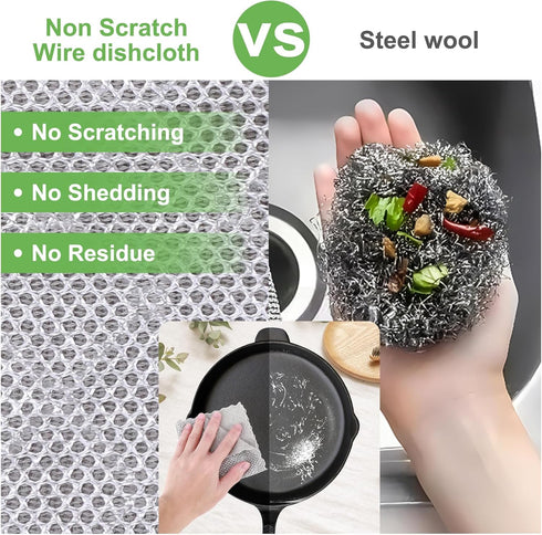 Double-Sided Microfiber Cleaning Cloths - 8-Pack Gray, Non-Scratch Dishcloth & Rags for Kitchen, Car, Housekeeping