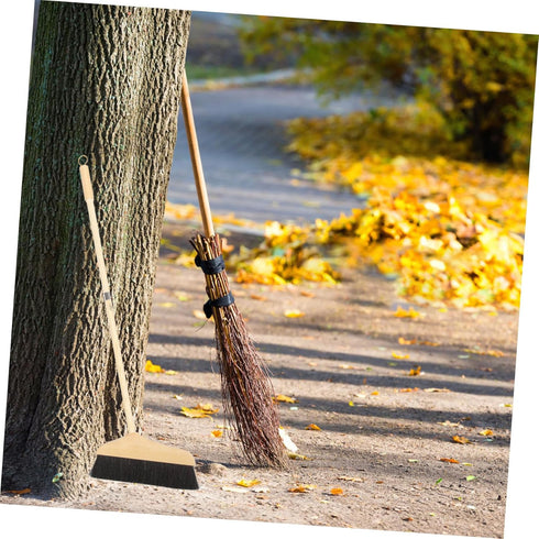 Pine Horsetail Broom for Hair Removal, Indoor Dust Broom, Angled Kitchen Broom, Soft Fur Cleaning Brush