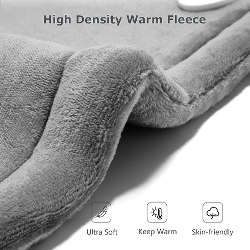 Heating Pad for Back Pain Relief, 24"x33" Large Weighted for Neck and Shoulders, 10 Heating Settings, Auto Shut-Off,
