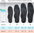 Daiwa Felicity Magnetic Insoles for Men & Women - Orthopedic Acupressure Shoe Inserts for Foot Health, Reflexology
