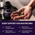 Night Time Saw Palmetto for Men - Supplement with Melatonin and Chamomile Extract for Sleep & Prostate Support