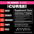 JNX SPORTS The Curse! Pre Workout Powder - 50 Servings, Tropical Storm Flavor - Boost Energy & Focus