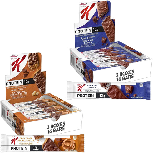 Special K Bar Protein Meal Bars, Meal Replacement, Variety Pack, 3.18lb Case