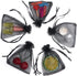 FOCCIUP 100 Pcs 3x4 Inches Mixed Color Organza Gift Bags with Drawstring for Christmas Wedding Birthday Party Favor