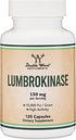Lumbrokinase Enzymes Supplement - 120 Capsules for Cardiovascular and Blood Circulation Support, Non-GMO, Gluten Free
