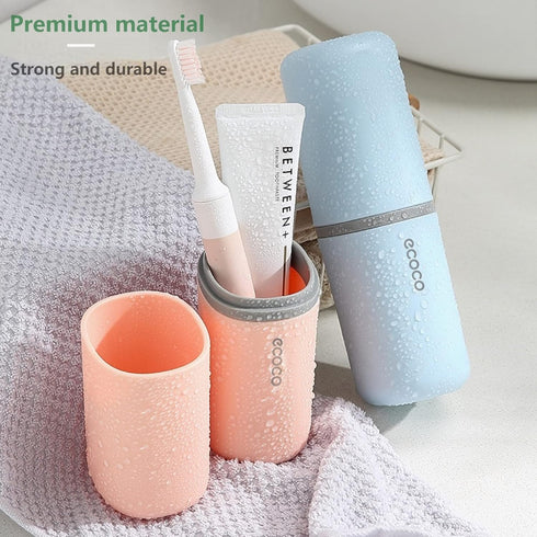2PCS Toothbrush Travel Case, Multi-Function Portable Cover, Dustproof Holder for Business, Camping, Daily Use