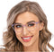 AQWANO Stylish Cat Eye Computer Reading Glasses for Women, Oversized Designer Blue Light Block Eyeglasses, Purple 1.0
