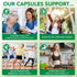 UXENPHXF Immune Whole,300 Aged Garlic Extract Capsules, & Antioxidant Support Garlic Soft Capsules, Supports Heart