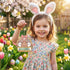 Set 10 of Wooden Easter Bunny Cash & Gift Card Holders - Perfect for Baskets