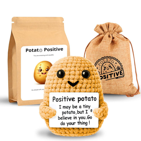 Uonel INDUSTRY Positive potato crochet whit a box for friend and family an boyfriend