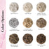 REECHO 2 PCS Mini Claw Clip, Messy & Cat Ears Hair Bun Extensions, Wig Accessory Updo Hairpieces for Women
