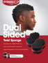 Red by Kiss Jumbo Dual Sided Twist Sponge Hair Brush