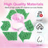 NXJ INFILILA 100PCS Disposable Plastic Glue Rings for Eyelash Extensions, Nail Art Tattoo Holder, Blossom Smart Cups