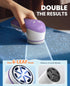 POPCHOSE Fabric Shaver - Electric Lint Remover for Clothes, Sweater Shaver with 6-Leaves Blades, Violet Purple
