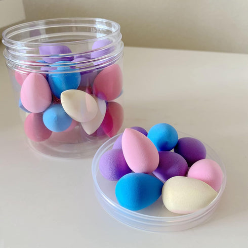 Mini Makeup Sponge Blender 30 pcs, Beauty Blender Sponge for Foundation, Powder, Concealer, Eye Shadow
