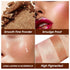 Highlighter Powder Palette, Makeup Palette for Facial Bronzers Illuminator, Waterproof Long Lasting (5 Color, 1 Count)