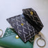 Stylish Black PU Leather Birth Control Pill Wallet - Arrow Design