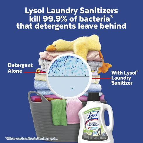 Lysol Sport Laundry Sanitizer Additive, 90oz, Eliminates Odor Causing Bacteria for Gym Clothes