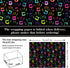 AnyDesign 12 Sheet Colorful Wrapping Paper 4 Design Black Neon Art Packaging Paper Folded Flat DIY Art Craft Paper for Glow Party Birthday Party Baby Shower DIY Gift Wrap, 19.7 x 27.6 Inch