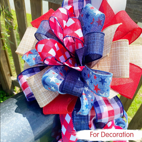 TONIFUL Burlap Wired Ribbon, 2.5 Inch Faux Burlap for Christmas, Home Decor, Gift Wrapping (10 Yards)