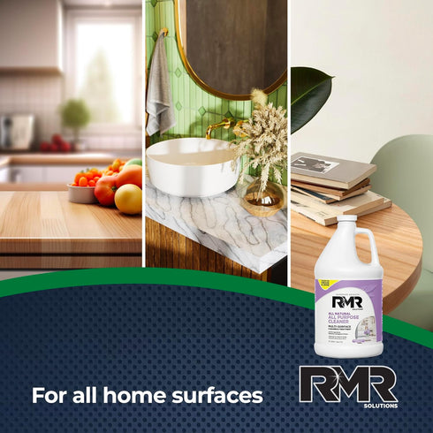 RMR All Natural All-Purpose Cleaner - Non-Toxic, Rinse-Free Multipurpose Cleaning Supplies, 1 Gallon Bottle