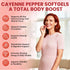 VitaminD3+K2,Berberine, CoQ10, Omega-3, 240 Cayenne Pepper Softgels Supplement, Cayenne Pepper Capsules with Turmeric