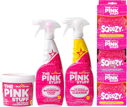 Stardrops The Pink Stuff Ultimate Cleaning Pack Miracle Cleaning Paste, Multi-Purpose Spray