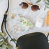 Set 2 Hand Sanitizer Holder Keychain of - Premium Vegan Leather Keychains & Leakproof Hand Sanitizer Bottles
