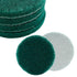 8 Pcs 5 Inch Round Scouring Pads, Hook and Loop Drill Scrubber Pads for Clean Polishing (Green)
