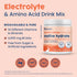 NativePath Hydrate Electrolytes Powder, Zero Sugar with BCAAs, Peach Mango Flavor, Keto & Paleo Friendly, 30 Servings