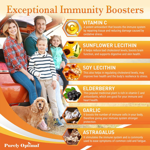 Premium Liposomal Vitamin C Supplement, 1000mg, High Absorption, Immune Support, Non-GMO, 90 Capsules