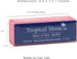 Tropical Shine Mini 4 Way Buffer Block - Professional Nail Buffering Block, Portable Nail Care (2 Pack)