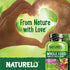 NATURELO Whole Food Multivitamin with Extra Hair, Skin and Nails Support - 60 Vegan Capsules