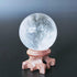 Polar Jade Clear Quartz Crystal Ball with Stand, 45mm/1.8” for Crystal Healing, Meditation, Scrying