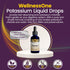 Immune 1.67 oz WellnessOne Ionic Potassium Supplement - Potassium Chloride Drops for Fast Absorption - Boost System