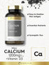 Carlyle Calcium 1200mg with Vitamin D3, 300 Mini Softgels, Non-GMO, Gluten Free