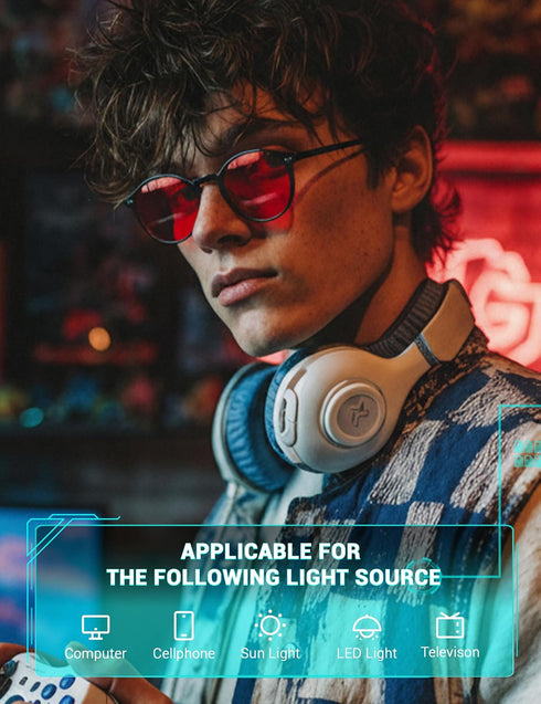 TIJN Vintage Blue Light Blocking Glasses for Men and Women